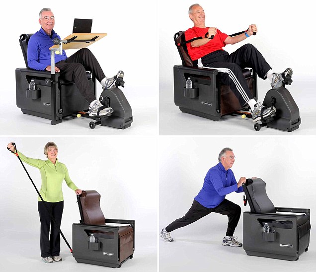 Kursi Serba Guna untuk Kebugaran Lansia di Depan TV